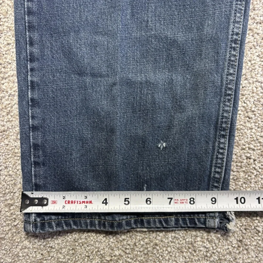 Levis 569 Jeans Mens 36x32 Blue Medium Wash Relaxed Straight Denim 005690675
